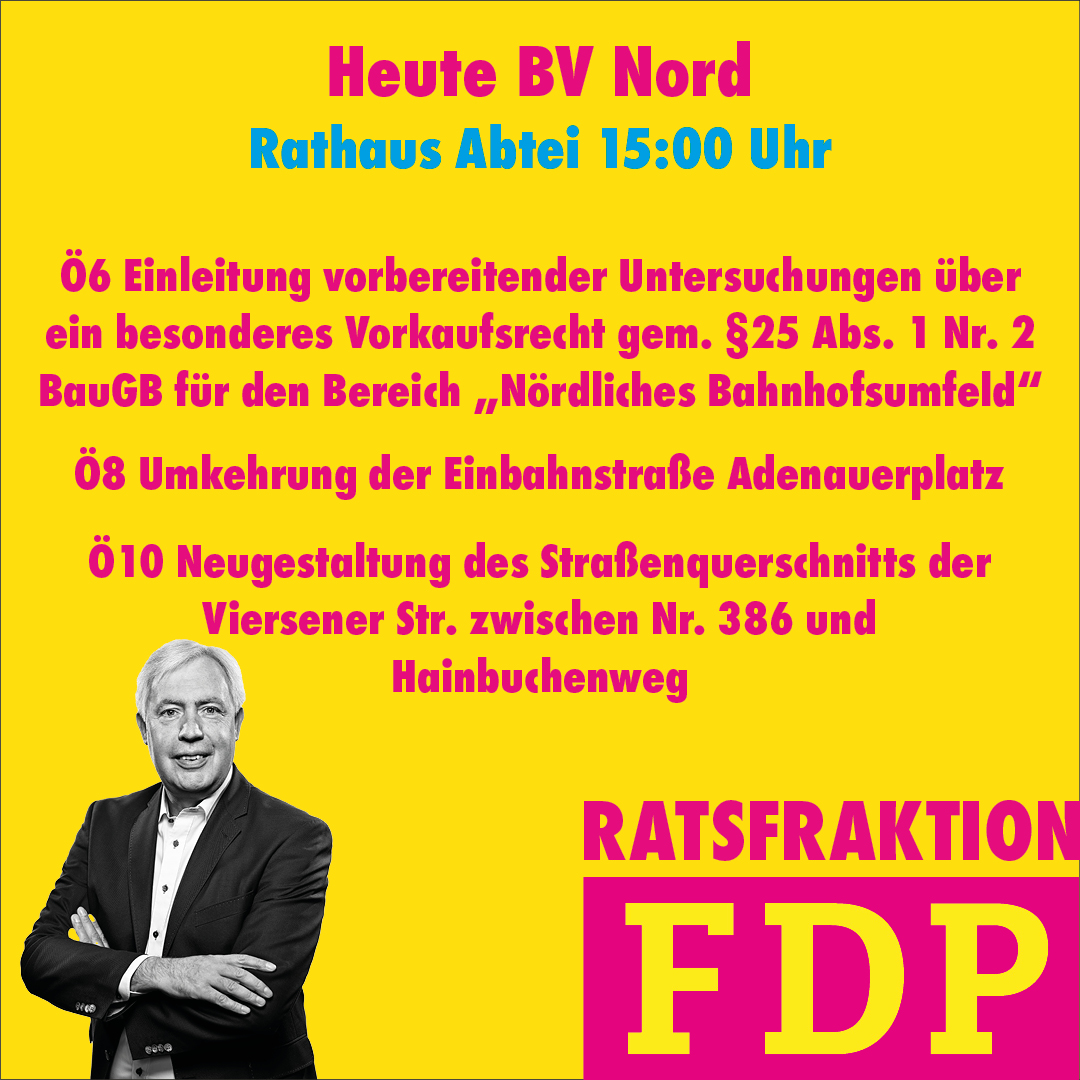 Bezirskvertretung Nord tagt