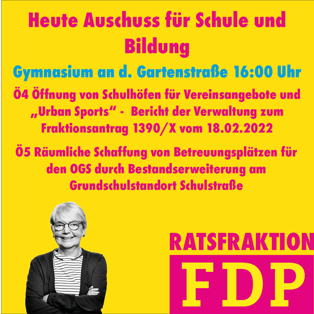 Schulausschuss tagt