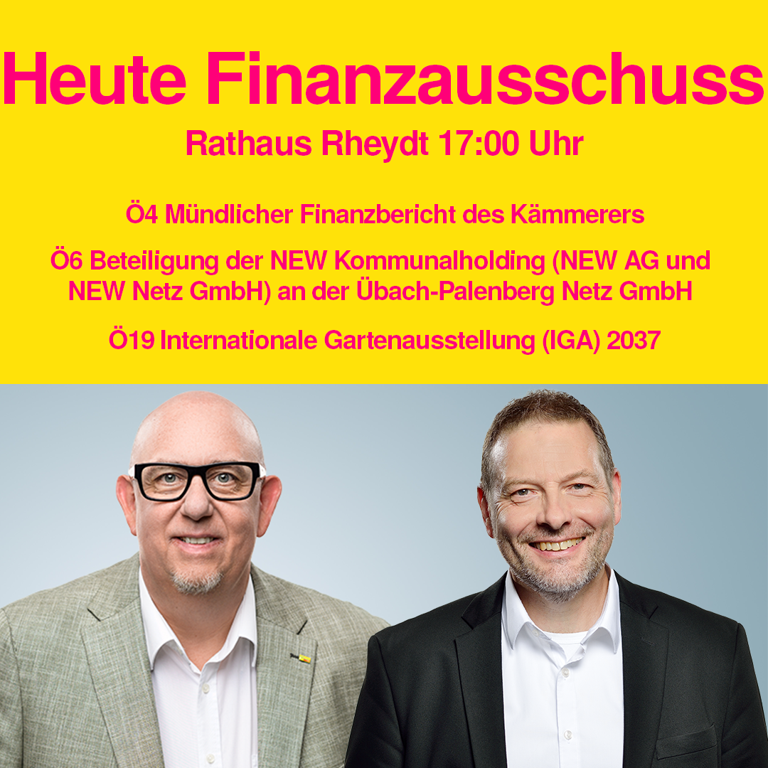 Finanzausschuss tagt