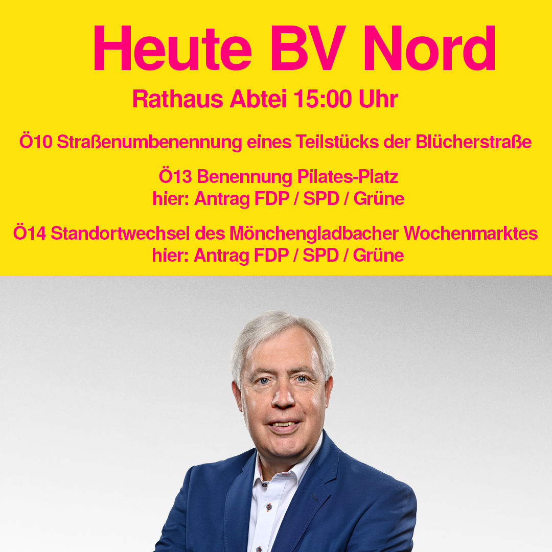 Bezirksvertretung Nord tagt