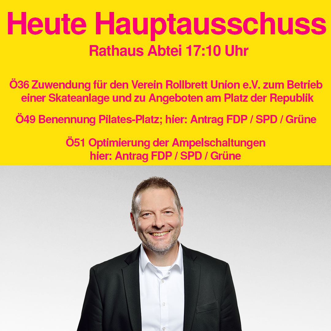 Hauptausschuss tagt