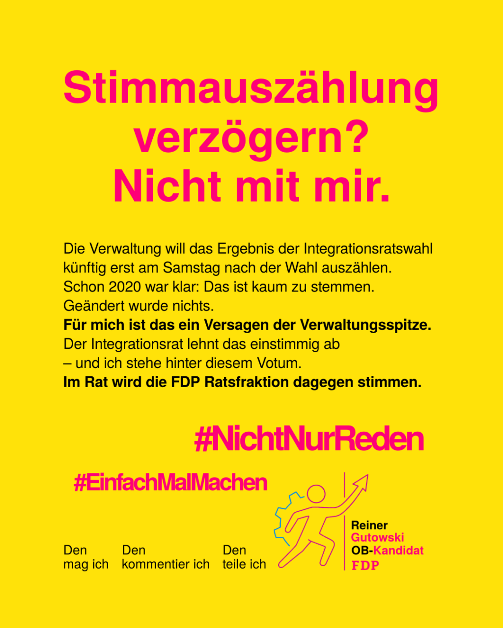 FDP-Ratsfraktion Mönchengladbach: Votum des Integrationsrates verdient Respekt – Keine Verzögerung der Stimmauszählung
